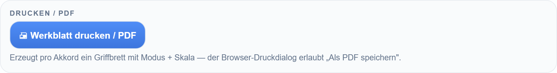 Werkblatt drucken